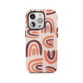 Retro-Regenbogenmarken