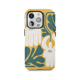 Goldener Orchideenrahmen