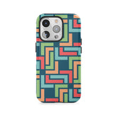 Farbiges Ziegelpuzzle