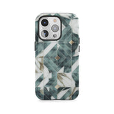 Smaragdgrünes Frostmosaik