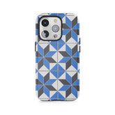 Blaue Starburst-Fliese