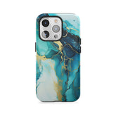 Türkisfarbene Kaskade