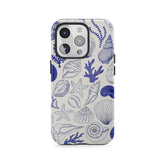 Indigo-Muschel-Skizzen