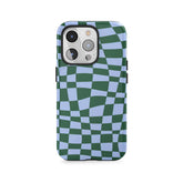 Smaragdgrünes Wellengitter