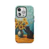 Sternensonnenblumen & Katze