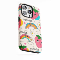 Erdbeer-Regenbogen-Liebe