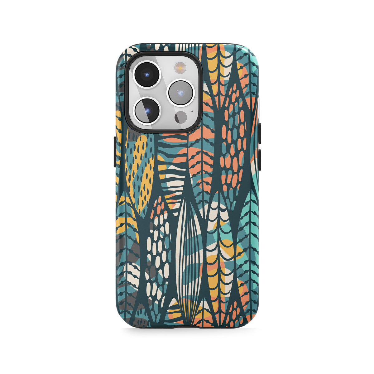 Midnight Foliage Stripes