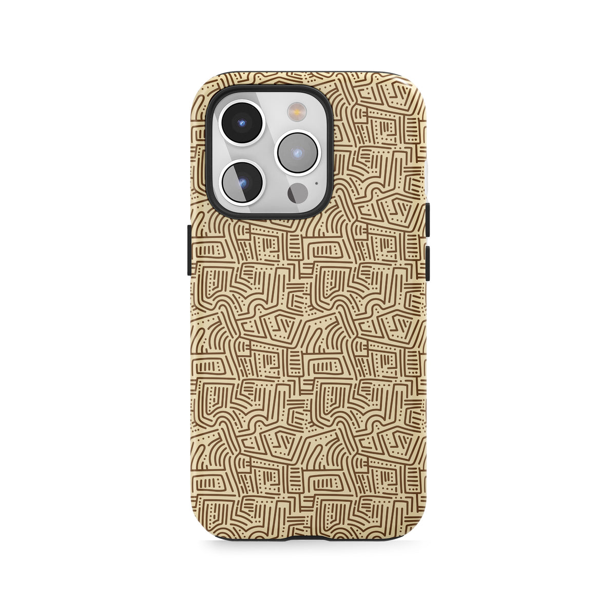 Goldene Labyrinth-Textur