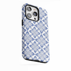 Floral Indigo Tapestry