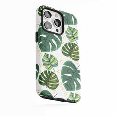 Diamant-Monstera-Muster