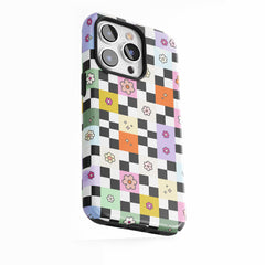 Retro-Blumen-Patchwork