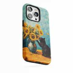 Sternensonnenblumen &amp; Katze