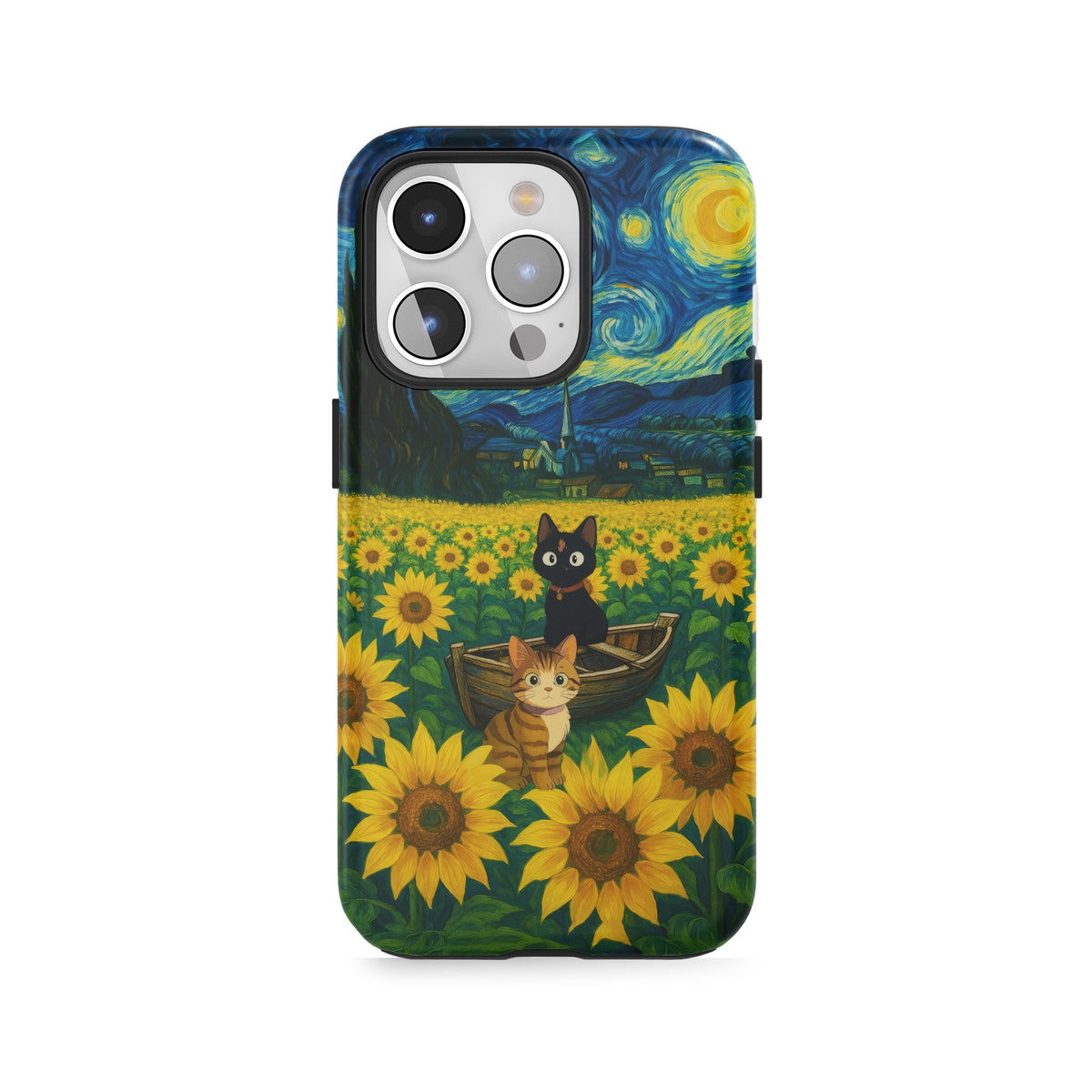 Sonnenblumen-Wächterkatze